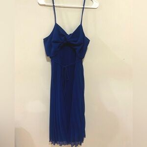 ASOS Navy blue midi dress